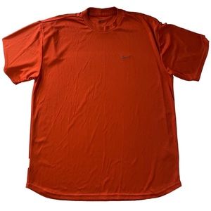 Nike Dri-Fit Simple Orange Tee (Size L)